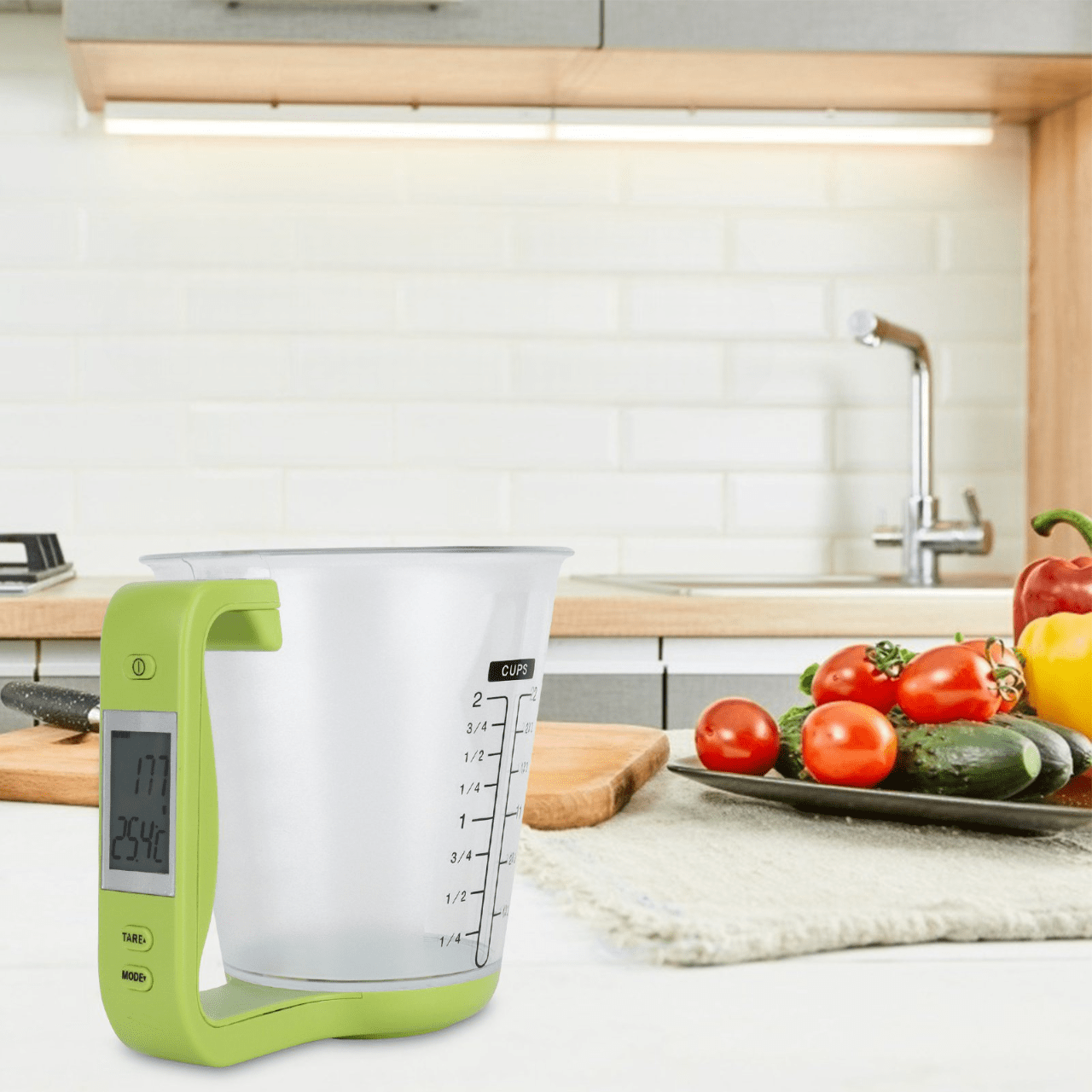 Balance de Cuisine - ElectronicCups™ - Vert - Article cuisine
