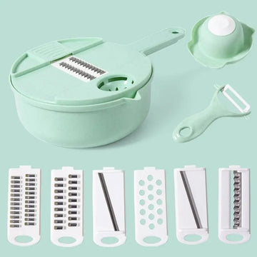 Hachoir Manuel - CutShredGrater™ - Vert - Article cuisine