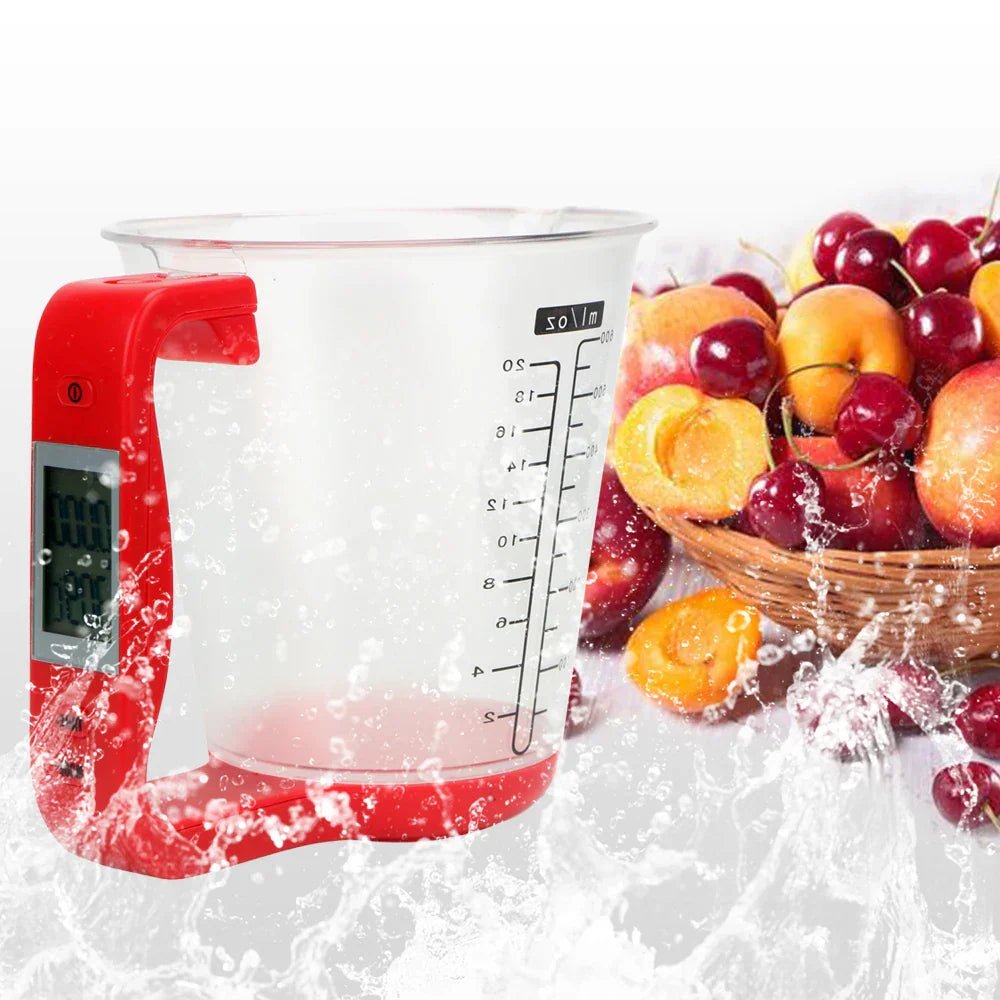 Balance de Cuisine - ElectronicCups™ - Rouge - Article cuisine