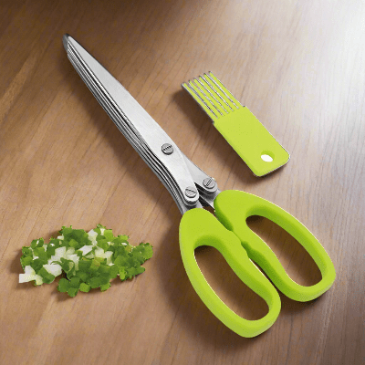 Ciseaux de Cuisine - MultiLayersScissor™ - Vert Clair - Article cuisine